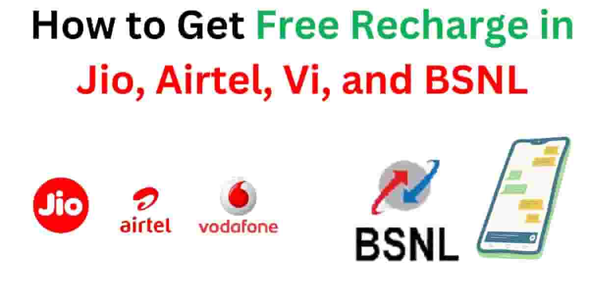 How-to-Get-Free-Recharge-in-Jio-Airtel-Vi-and-BSNL